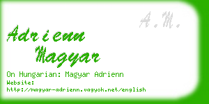 adrienn magyar business card